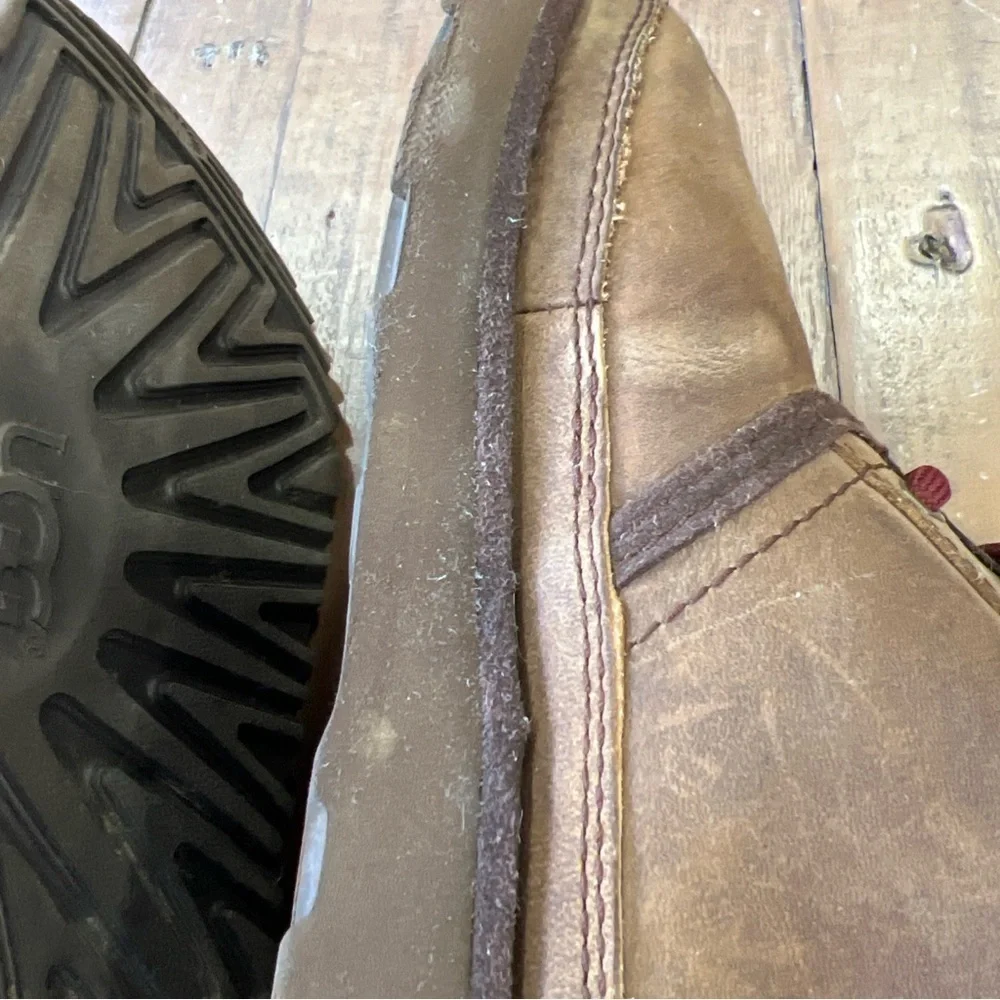 Ugg Australia Kids Neumel II Waterproof Chukka Boots Size 1 Dusted Cocoa Leather
